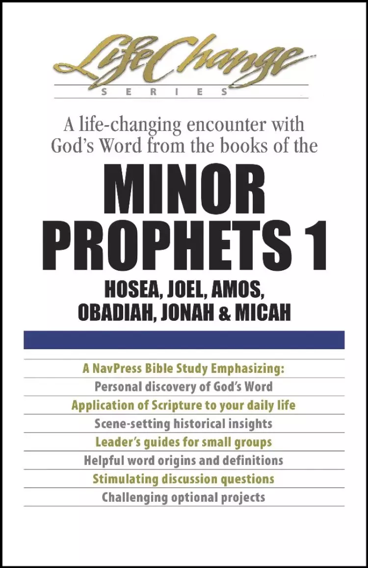 Minor Prophets 1 - The Navigators