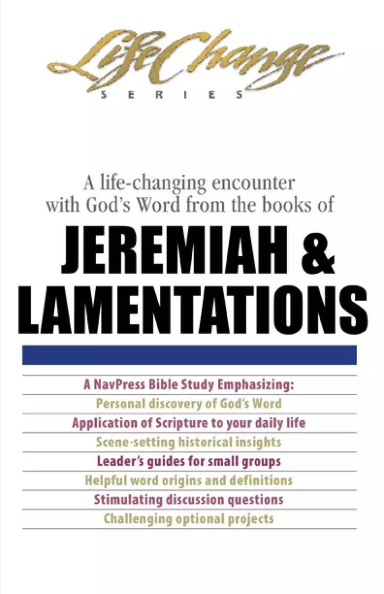 Jeremiah and Lamentations (12 Lessons)