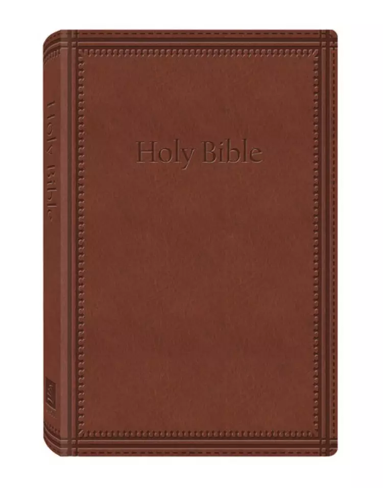 KJV Deluxe Gift & Award Bible: Brown, Imitation Leather