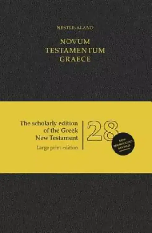 Novum Testamentum Graece-fl-large Print