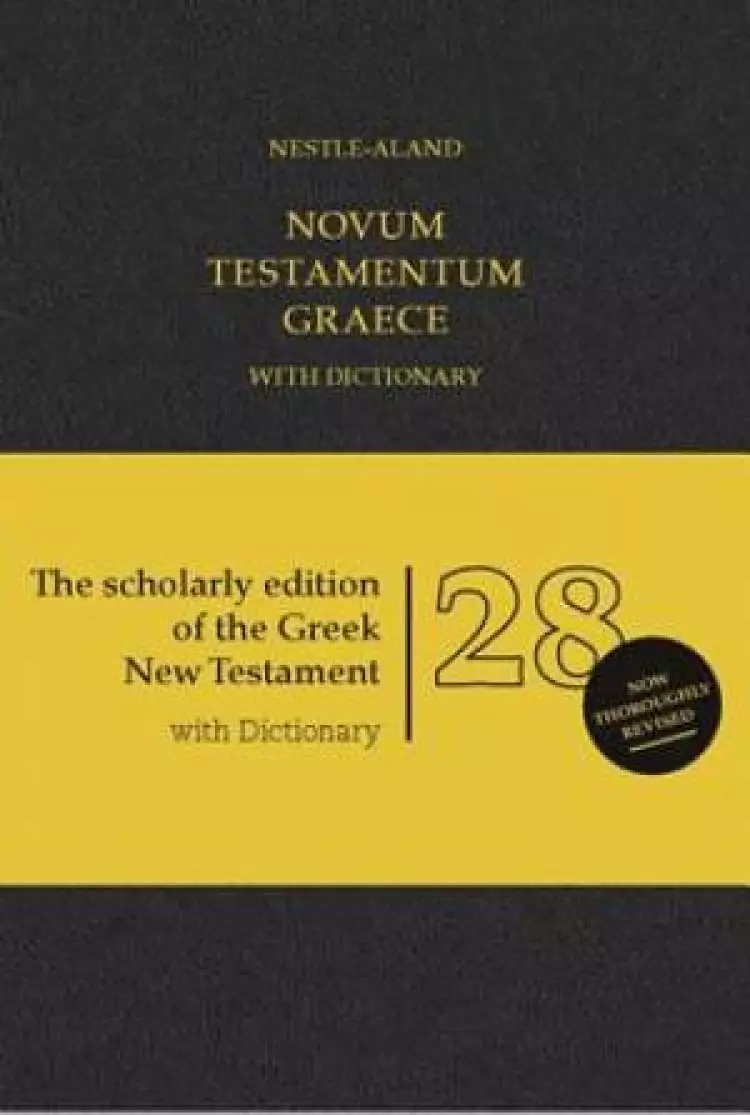 Novum Testamentum Graece with Dictionary
