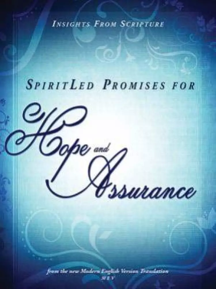 SpiritLed Promises For Hope And Assurance Paperback Book