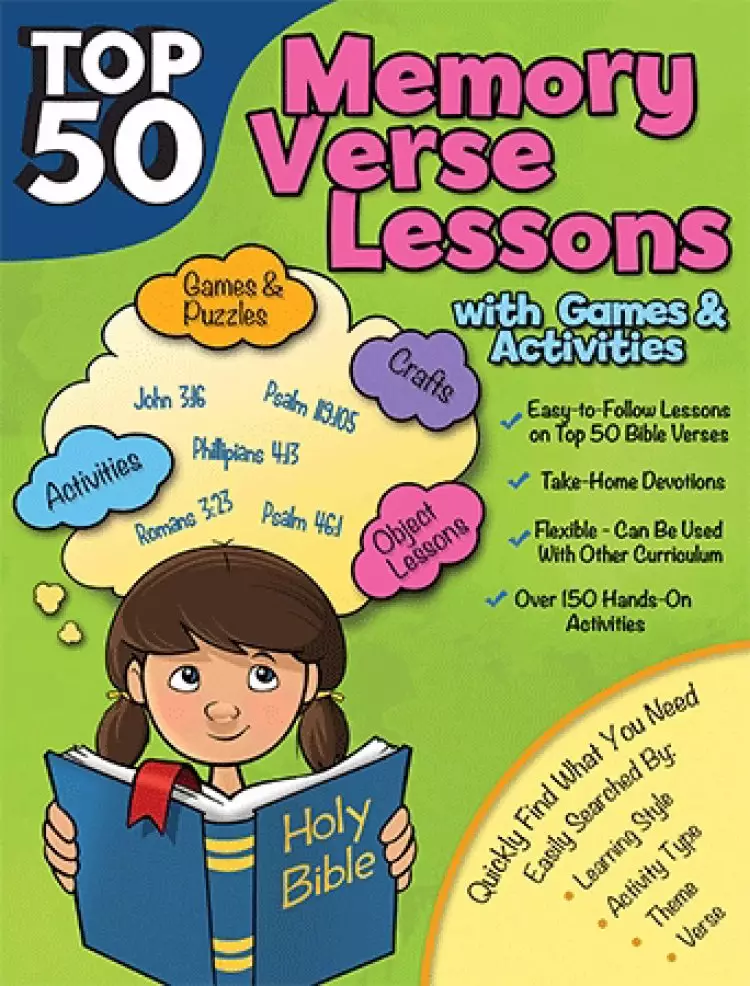 Top 50 Memory Verse Lessons with Games & Activities