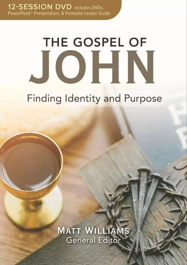 DVD-The Gospel Of John: DVD-Based Bible Study (Deeper Connections) (Aug 2019)