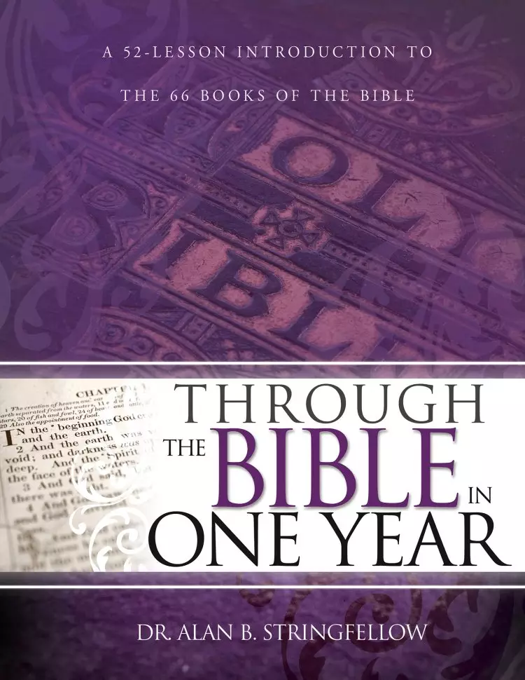 Through The Bible In One Year Paperback Book