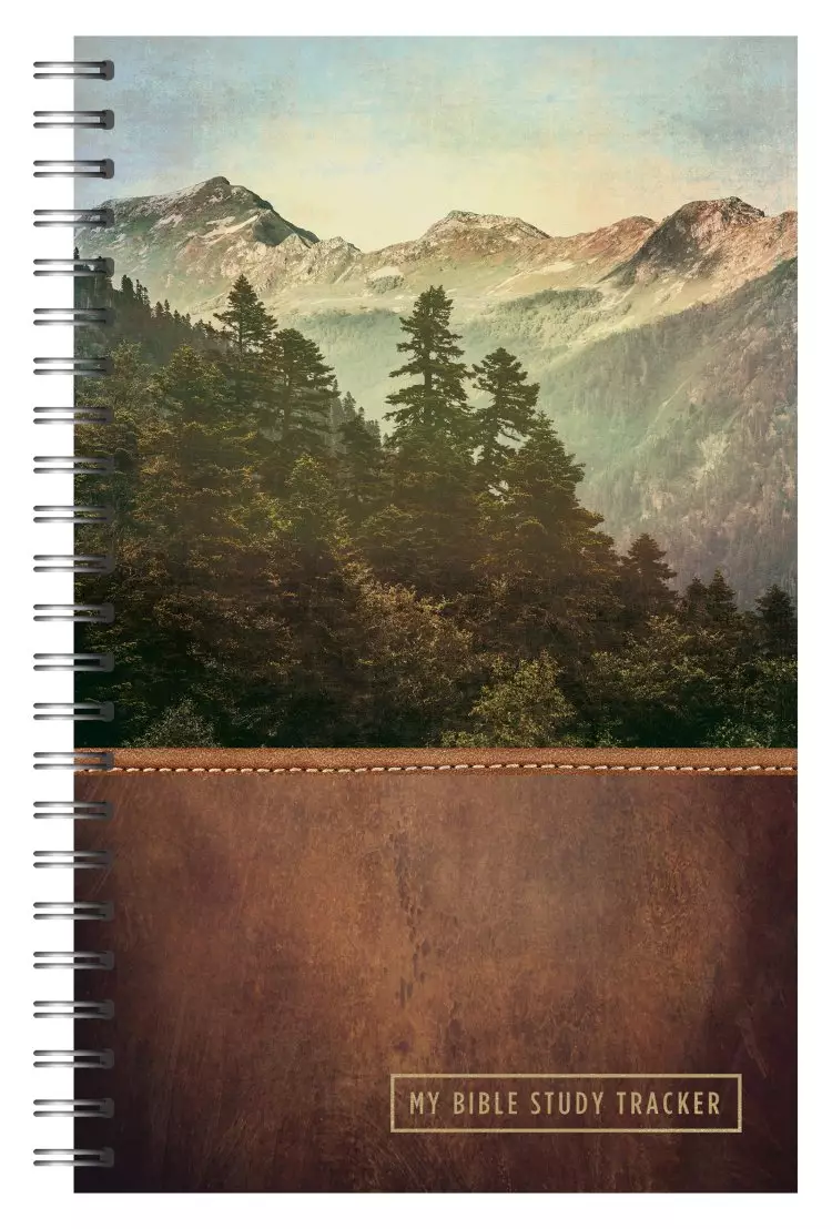 My Bible Study Tracker [Leather Forest]