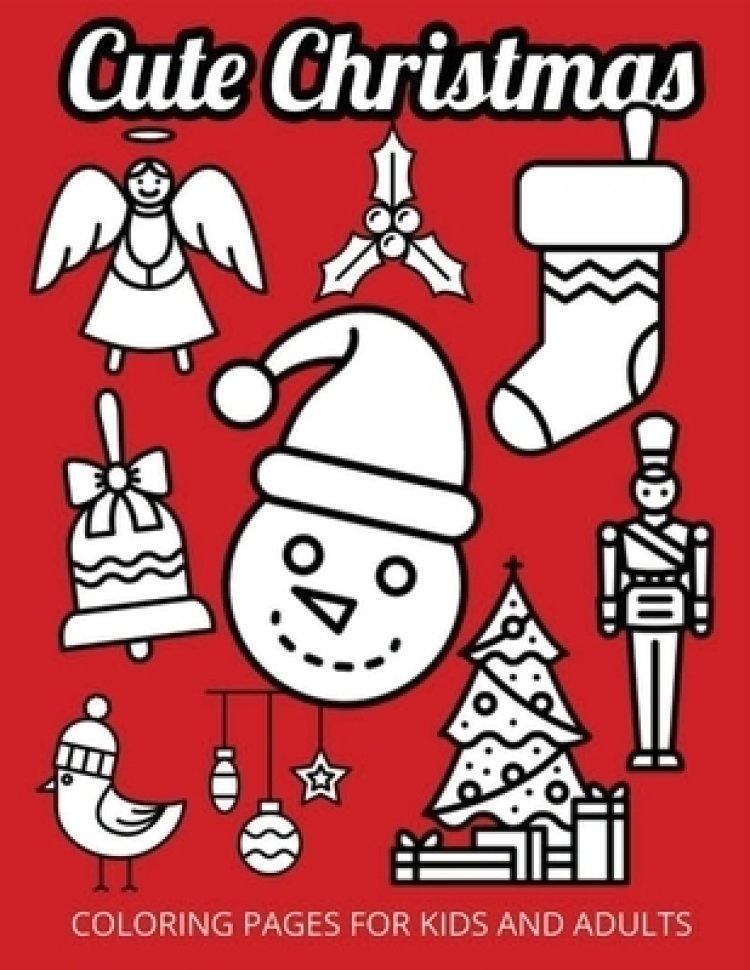 Cute Christmas Coloring Pages for Kids and Adults Free Delivery when you spend £10 at Eden.co.uk