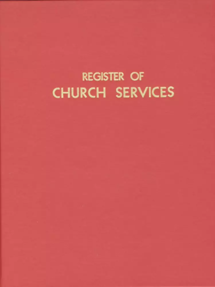 Register of Church Services: #400