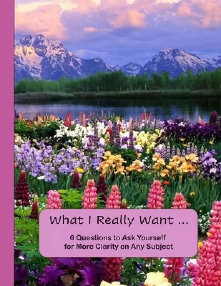 What I Really Want: 6 Questions to Ask Yourself for More Clarity on Any Subject - Flowers and Mountains Cover