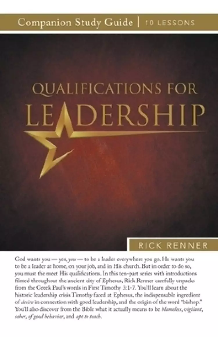 Qualifications for Leadership Study Guide