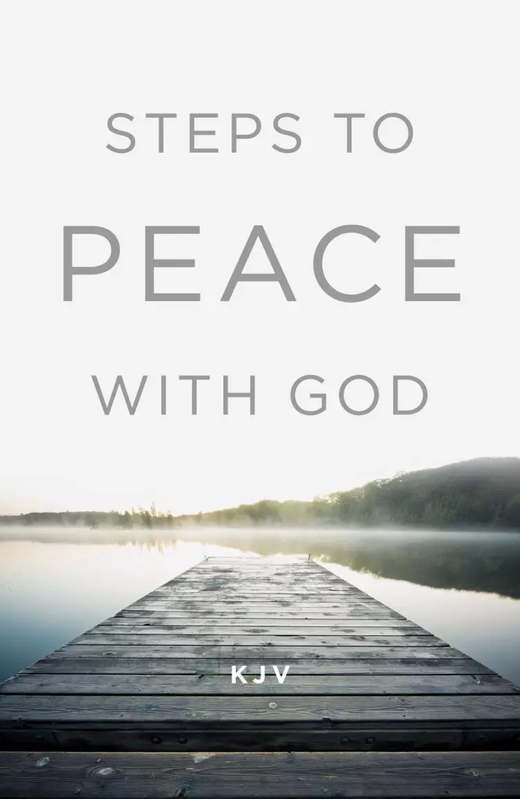 Steps To Peace With God, KJV Edition (Pack Of 25)