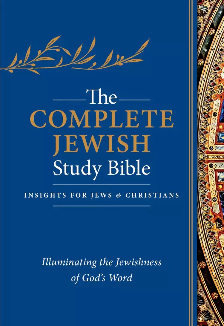 The Complete Jewish Study Bible - Blue Flexisoft Leather, Indexed