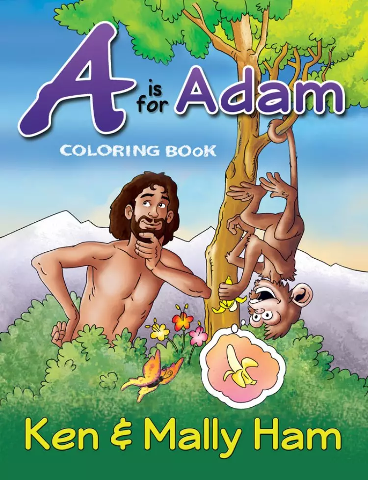 A is for Adam Colouring Book