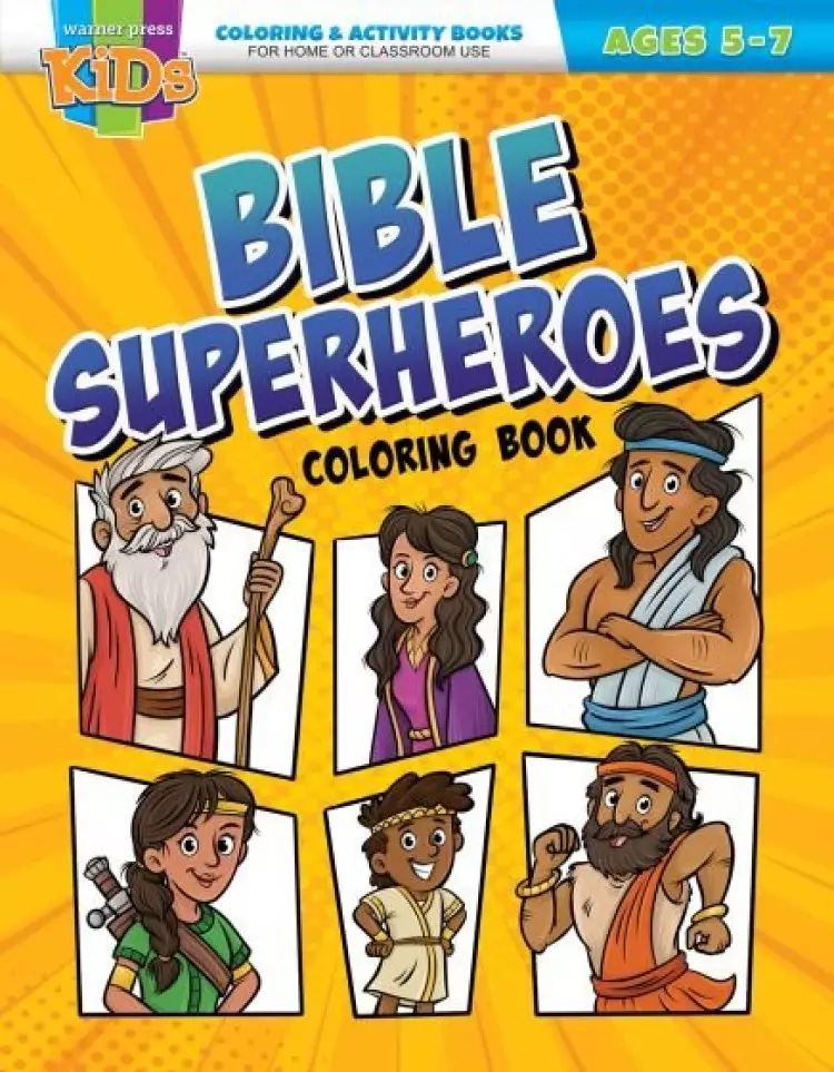 Bible Superheroes  Coloring Activity Books
