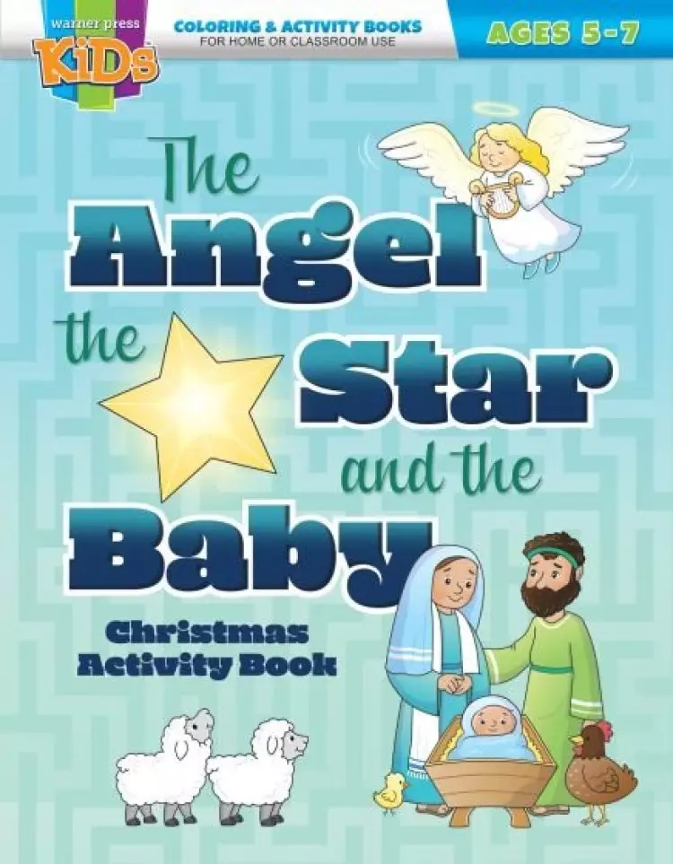 The Angel, The Star, And The Baby  Coloring Book