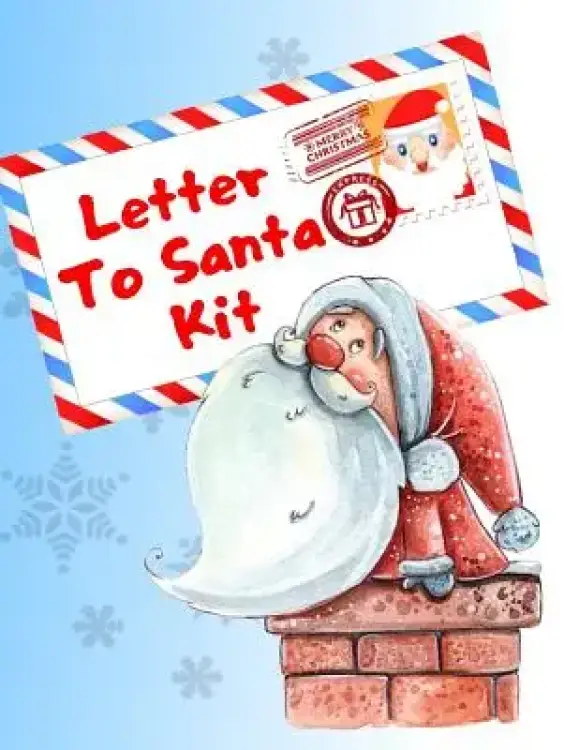 Letter To Santa Kit: Write A Letter To Santa Claus, Coloring And Sticker Pages
