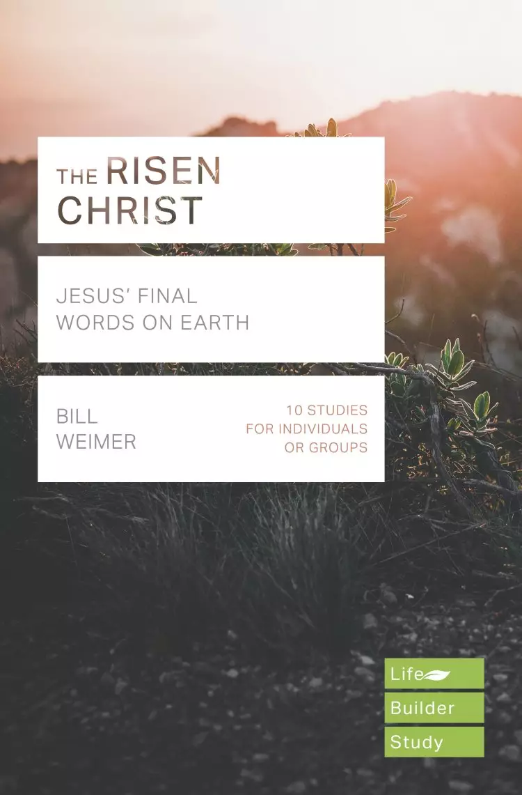 Lifebuilder Bible Study: The Risen Christ