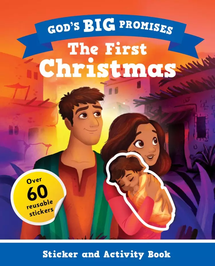 God's Big Promises Christmas Sticker and Activity Book: The First Christmas