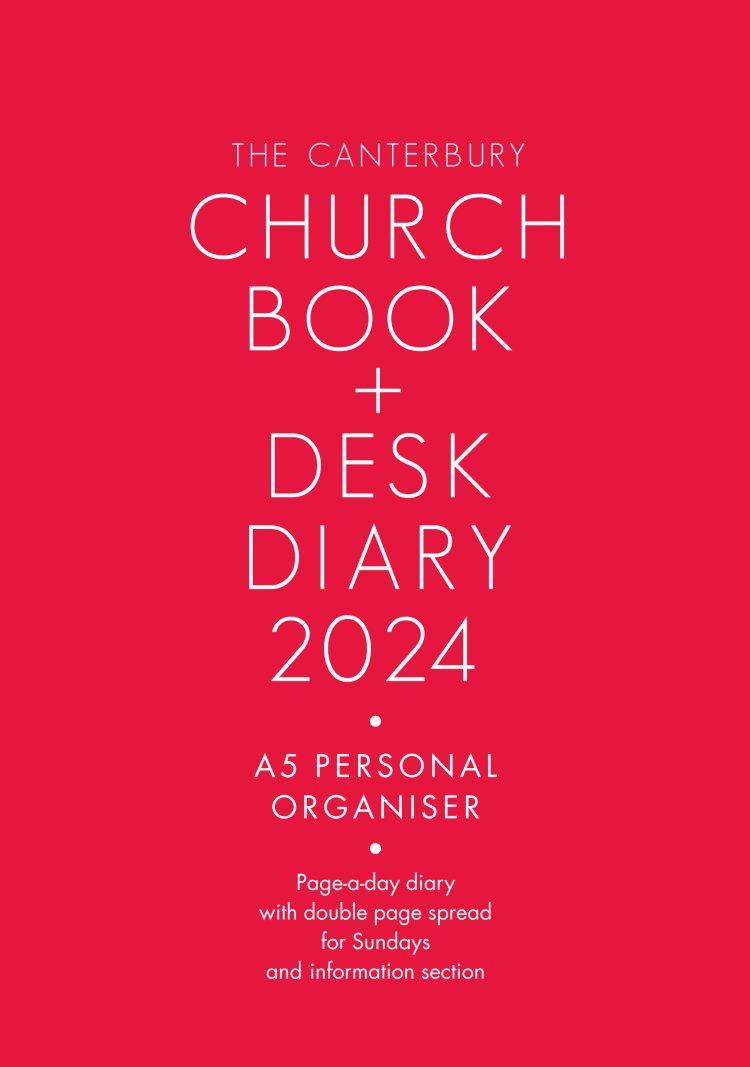 The Canterbury Church Book and Desk Diary 2024 A5 Personal Organiser Edition