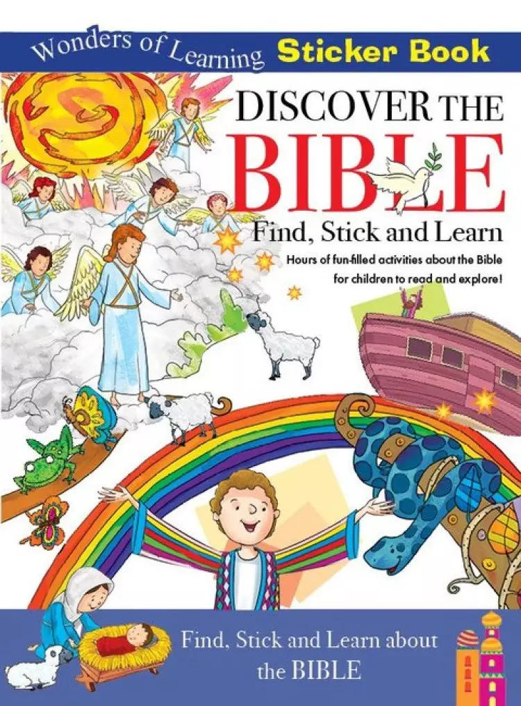 Wonders of Learning Sticker Book: Discover the Bible