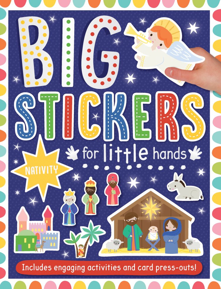 Usborne Little Stickers Nativity Play by felicity brooks