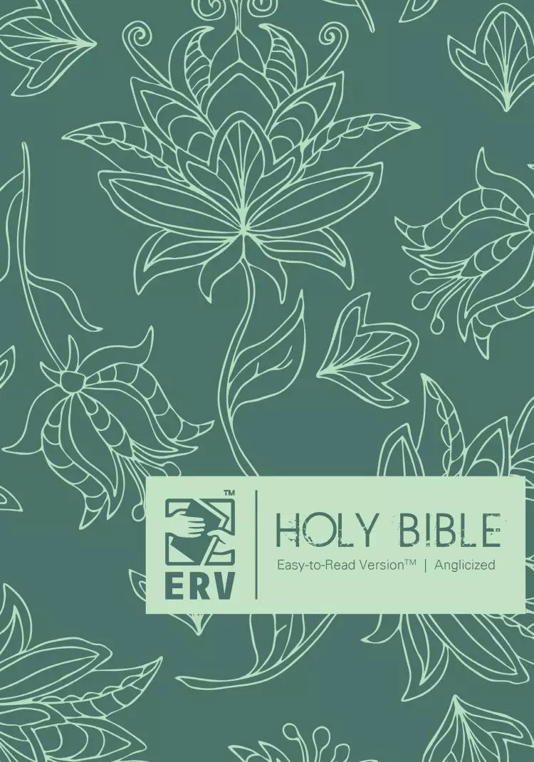 ERV Holy Bible, Floral, Anglicized