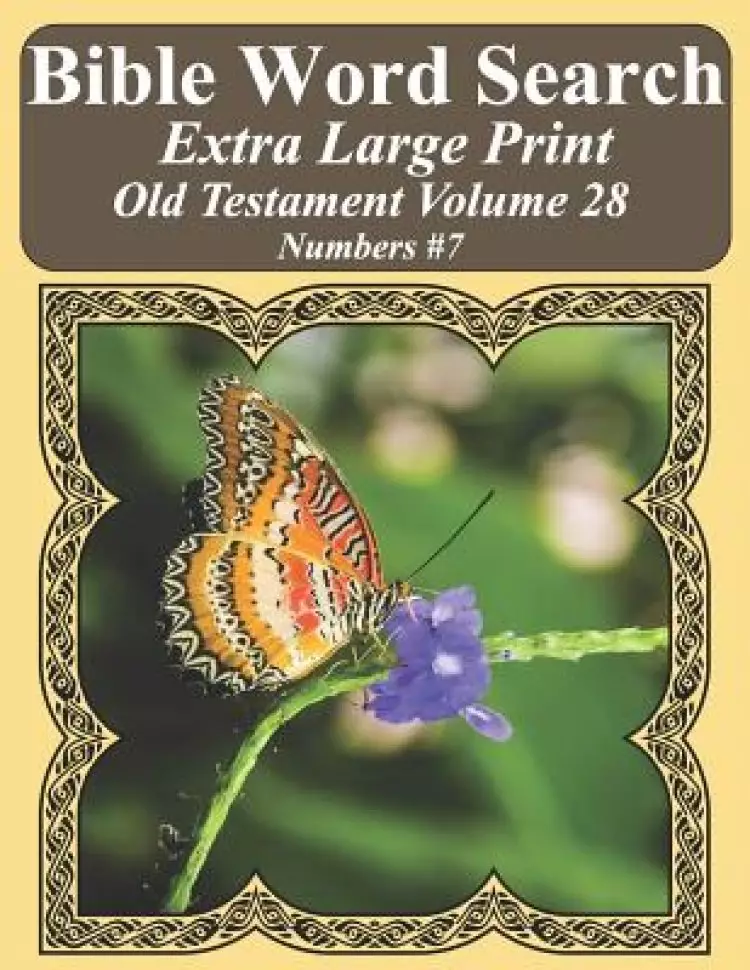 Bible Word Search Extra Large Print Old Testament Volume 28: Numbers #7