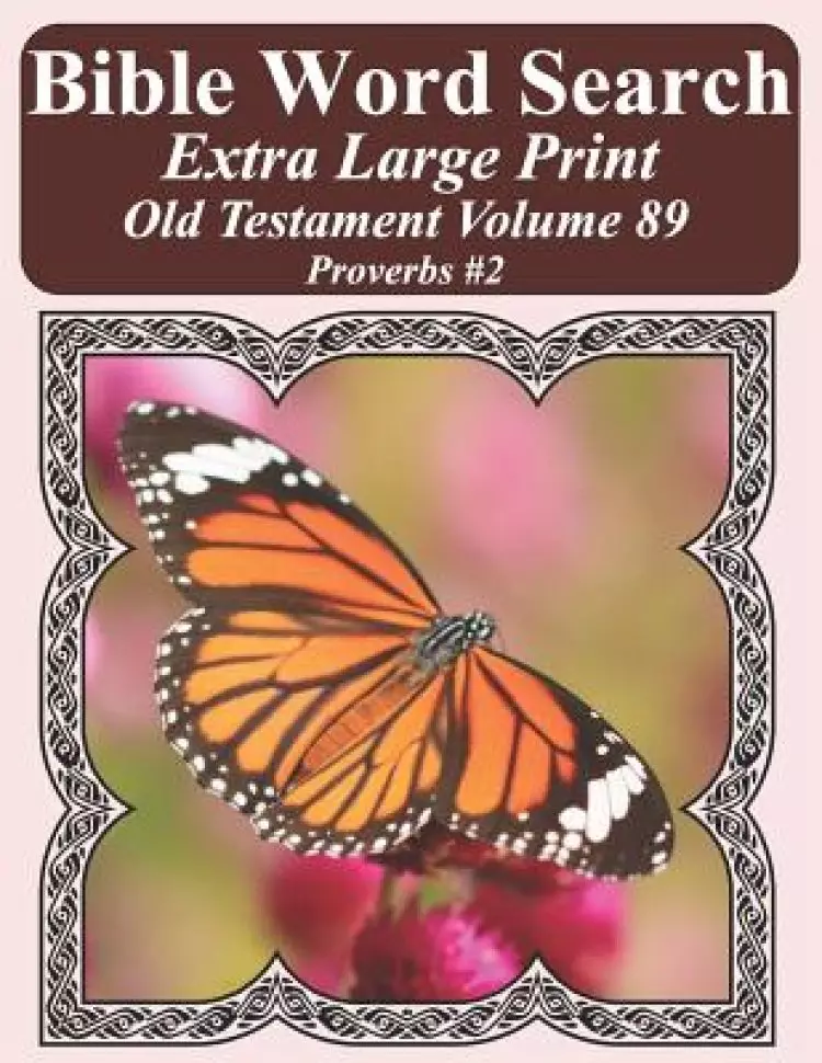 Bible Word Search Extra Large Print Old Testament Volume 89: Proverbs #2