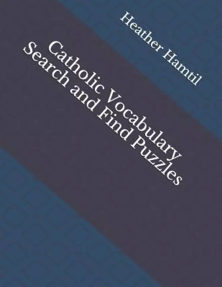 Catholic Vocabulary Search and Find Puzzles