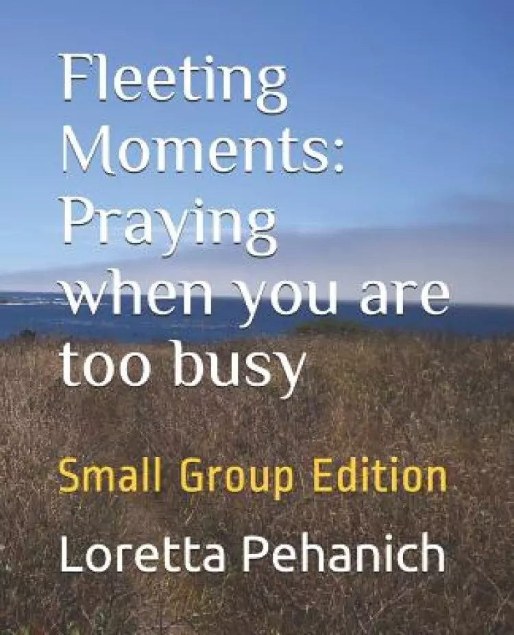 Fleeting Moments: Praying when you are too busy: Small Group Edition
