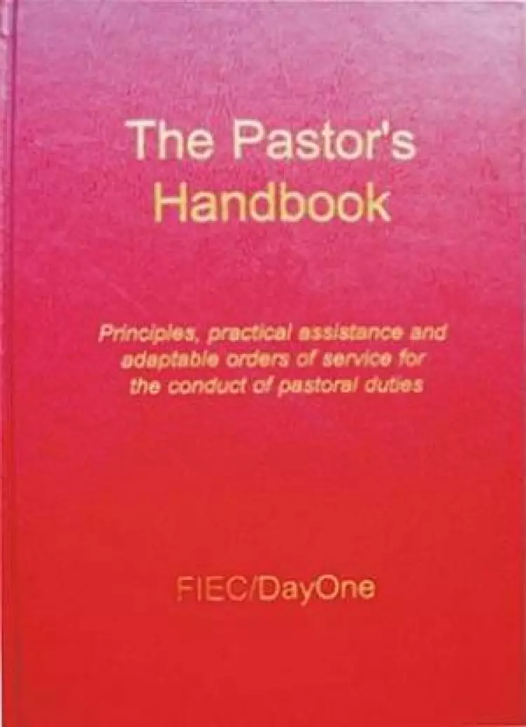 The Pastor's handbook CD ONLY