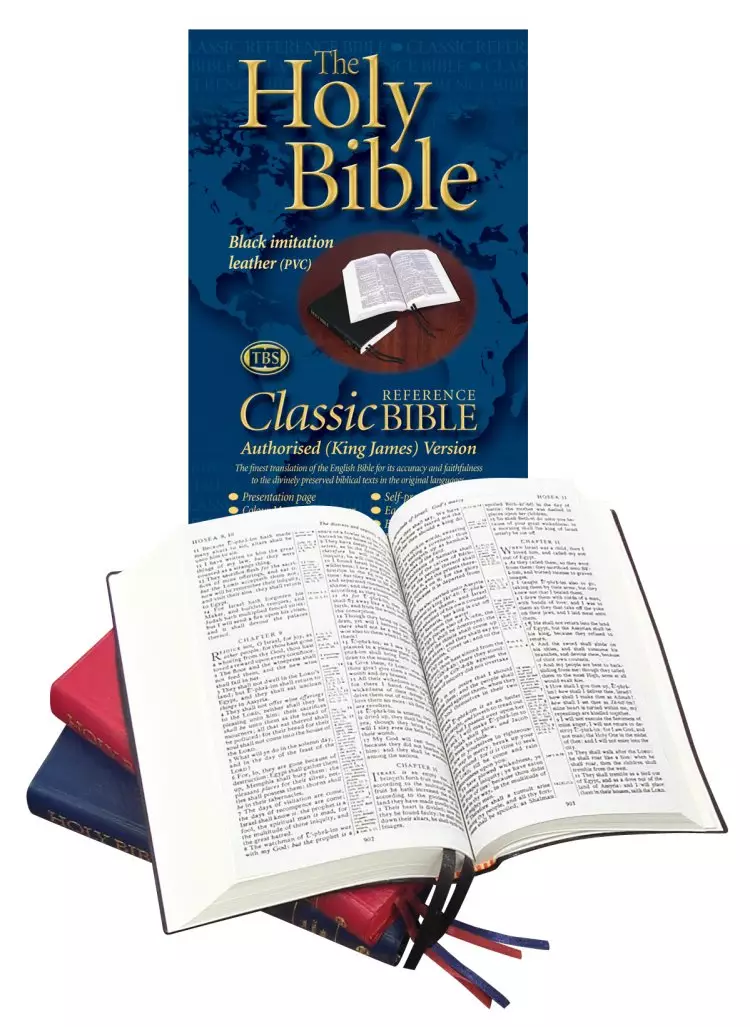 KJV Classic Reference Bible: Burgundy, Vinyl Paperback