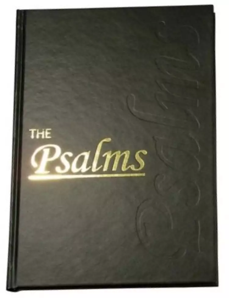 KJV Large Print Book of Psalms, Black, Hardback, Bold Print