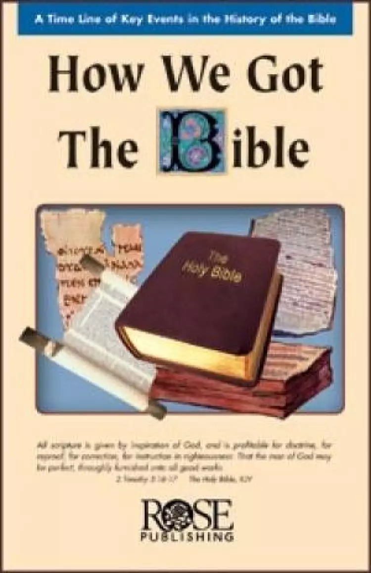 How We Got The Bible Pamphlet Pack Of 10