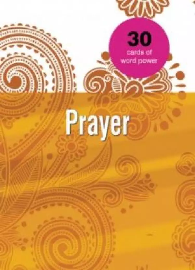Word Power Cards: Prayer