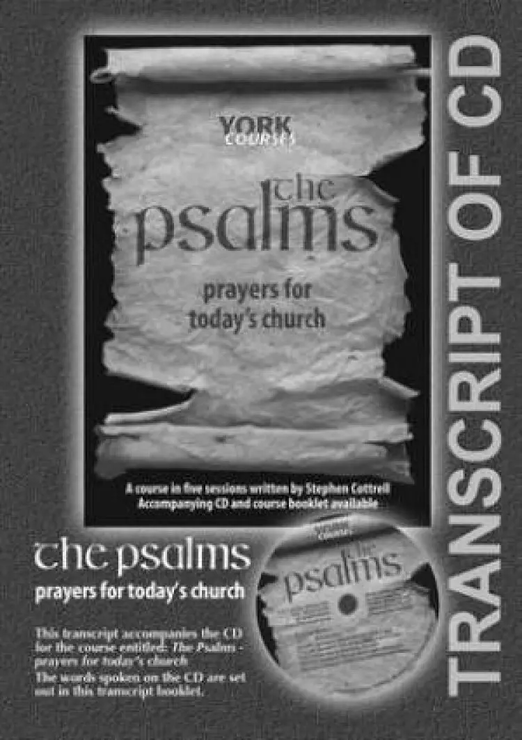 The Psalms - Prayers for Today's Church Transcript