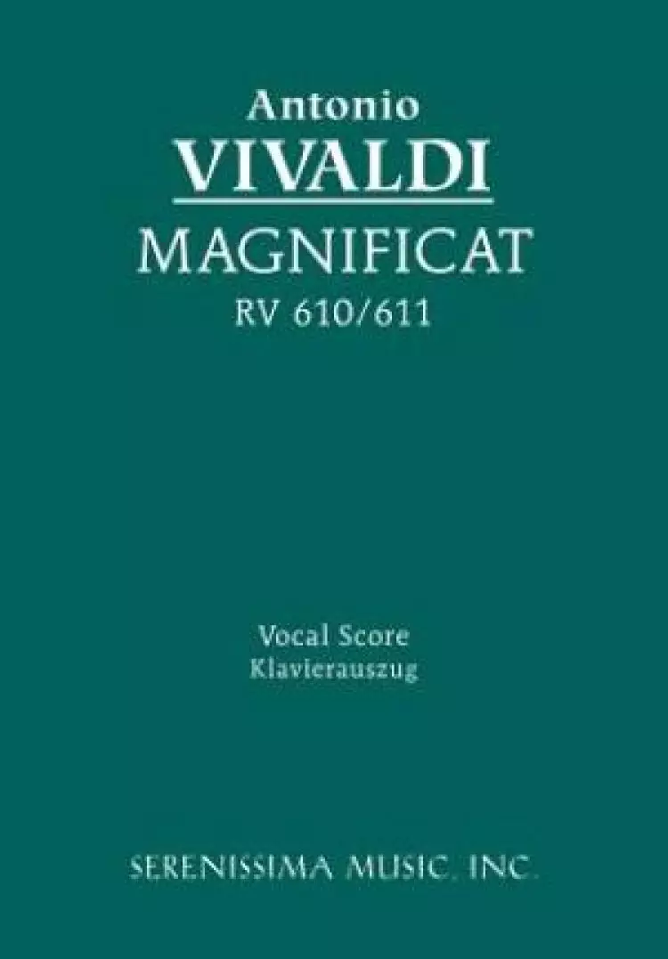 Magnificat, RV 610/611 - Vocal Score