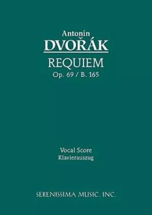 Requiem, Op. 89 / B. 165 - Vocal Score