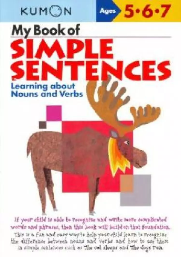 My Book Of Simple Sentences: Nouns And Verbs