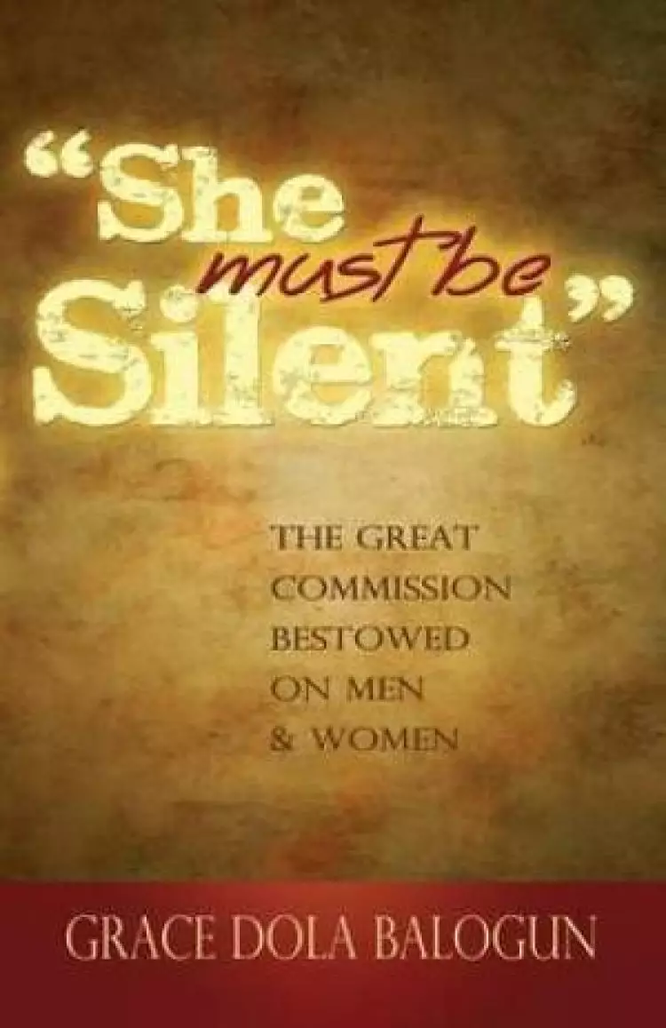 "She Must Be Silent"