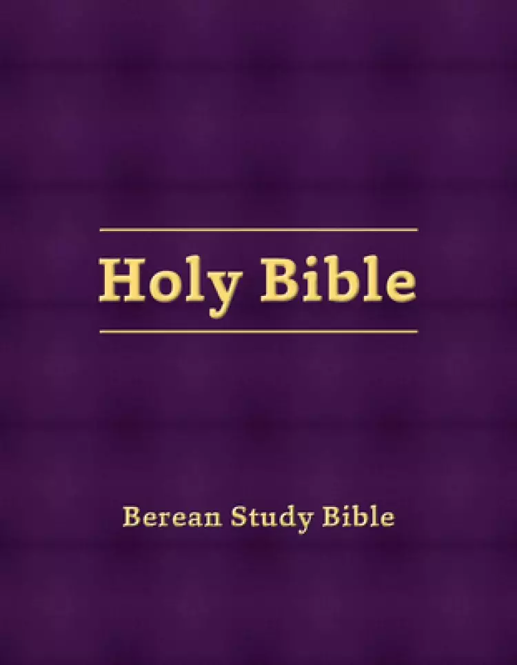 Berean Study Bible (Eggplant Hardcover)
