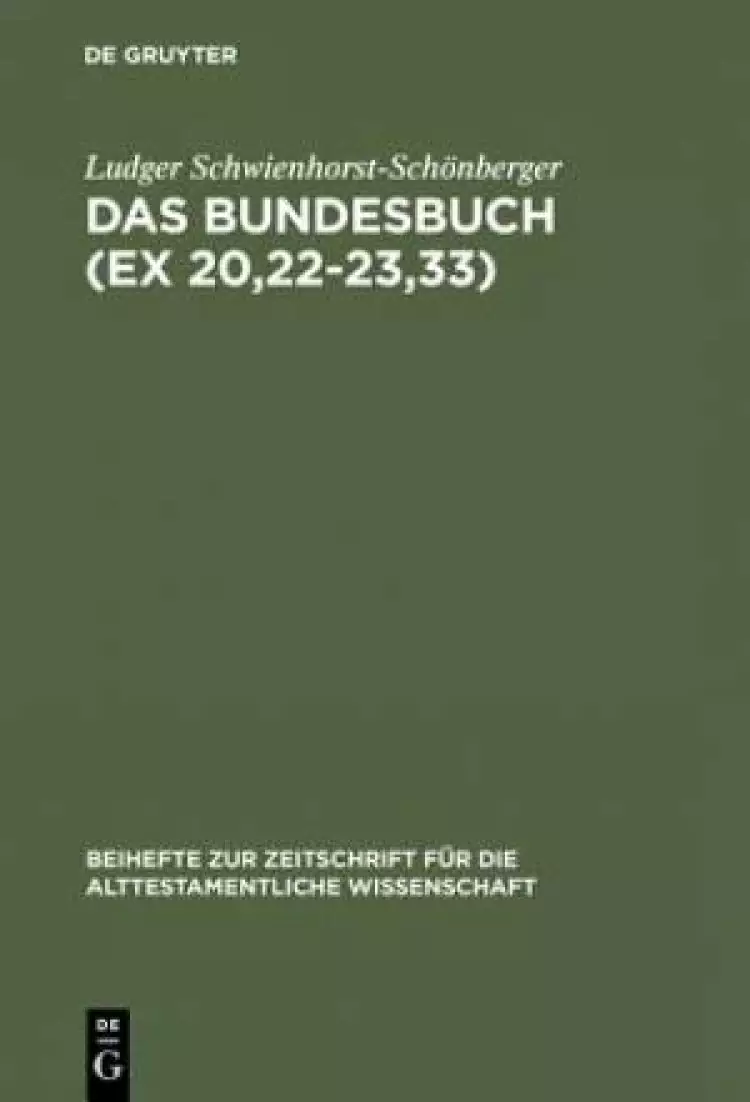 Bundesbuch (Ex 20,22-23,33)