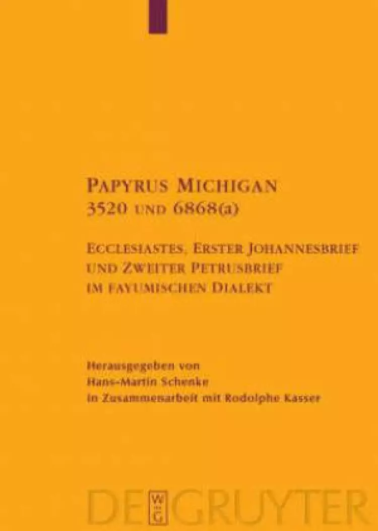 Papyrus Michigan 3520 Und 6868(a)