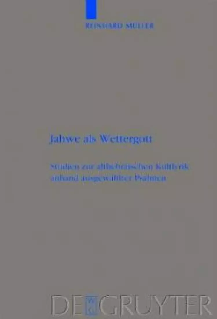 Jahwe ALS Wettergott