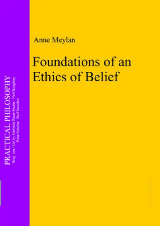 Foundations of an Ethics of Belief