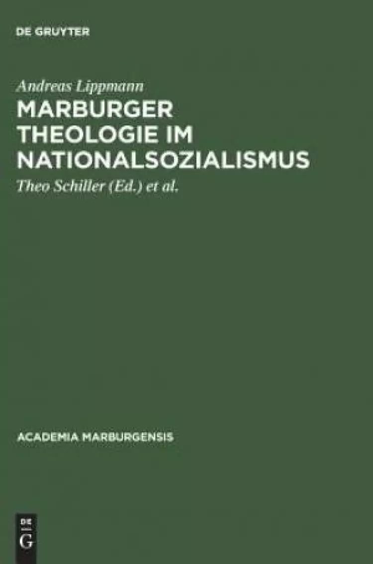 Marburger Theologie Im Nationalsozialismus