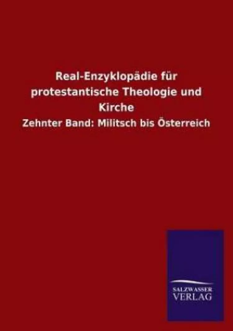 Real-Enzyklopadie Fur Protestantische Theologie Und Kirche