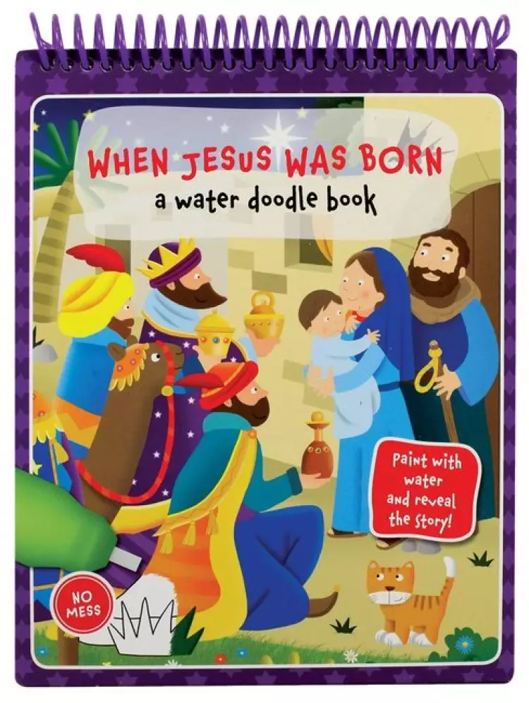Water Doodle Book: When Jesus was Born