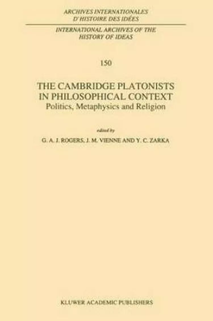 The Cambridge Platonists in Philosophical Context