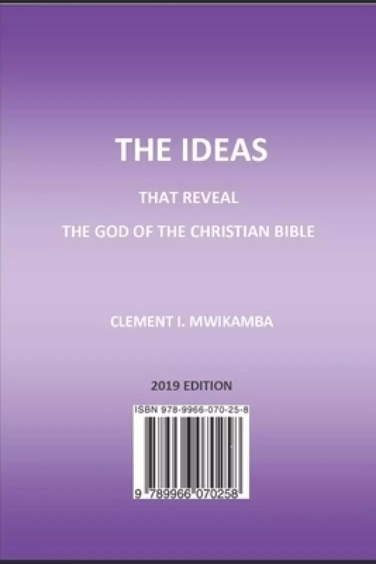 The Ideas That Reveal The God Of The Christian Bible